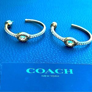 Amazing Coach earrings.